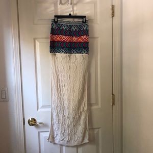 Jen’s Pirate Booty Side Slit Woven Skirt